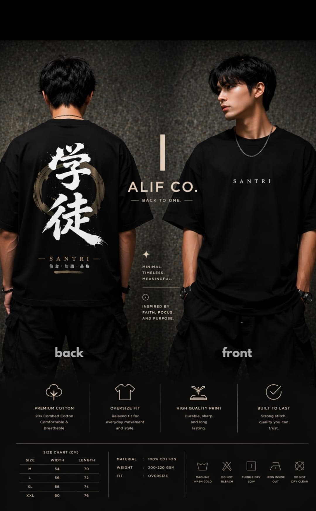 Kaos sablon testing